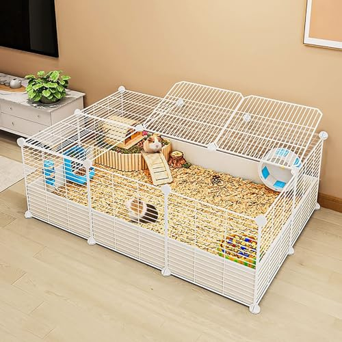 Generic bingomiynhg Kleintierkäfig, Meerschweinchenkäfig, Kaninchenkäfig, Rattenkäfig, kleiner Katzenkäfig, Welpenlaufstall, Haustierzaun für Welpen, Kaninchen, Kätzchen, Hamster, Meerschweinchen