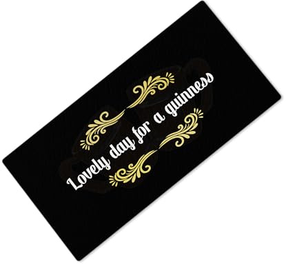Tapis de bar imprimé Lovely Day For A Guinnes - Idéal pour pub, café, maison, occasion 9