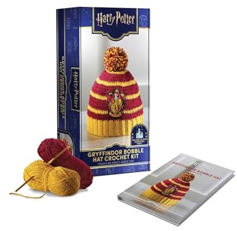 Harry Potter: Gryffindor Pom-Pom Beanie Crochet Kit