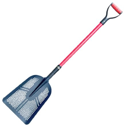 FewNvWa Pala Setacciatrice da 122 Cm per La Pulizia del Domestico, Drenaggio Fognario, Giardino