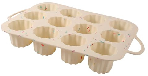 Silikonformar för Bakning Livsmedelsklassad Bakform för Muffins, Cupcakes,