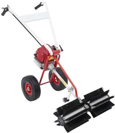 43 CC sopmaskin bensin, bensindriven driven driven 2-taktsmotor med 8 500 varv/min, bensinmotorkvast, för rengöring av konstgräs och vägar