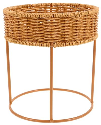 FONDOTIN Soporte para Plantas Grande Redondo Estante para Macetas con Patas Taburete para Plantas Vintage Adecuado para Interior y Balcón Soporte de Exhibición y Flores Jardinera de Patio