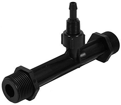 Venturi Fertiliser Injector 1/2 3/4 / 1 Inch Venturi Fertiliser Mixer Injectors Agriculture Irrigation Pipe Irrigation Pipe Fertiliser Mixer Injector Agriculture Tool Plastic Black [G3/4 6]