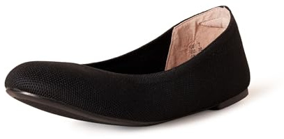 Amazon Essentials Ballerines en Tricot Femme, Noir, 35.5 EU