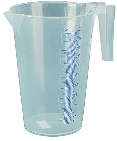 PEBSHOP Carafe graduée en polypropylène transparent (2 l)