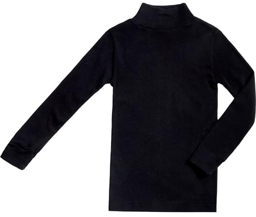 BABIDU Unisex Kinder 7000 Unterhemd, Schwarz, 4 Jahre EU