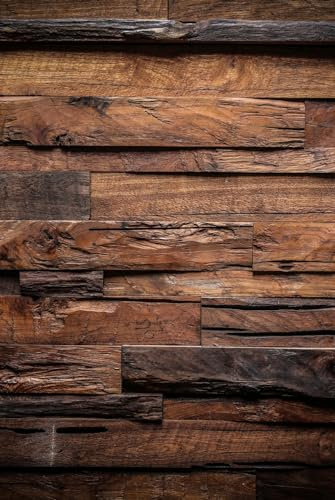 Magnettafel Pinnwand XXL Holz Holzplanken dunkel rustikal Größe 60 x 80 cm