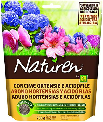 Concime Nutrimento per Piante Ortensie e Acidofile 750 Gr Granuli Naturale