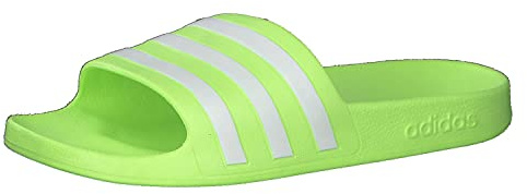 adidas Unisex Adilette Aqua Slipper, Signal Green FTWR White Signal Green, 39 1/3 EU