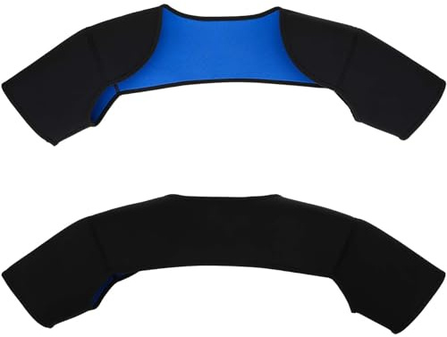 Artibetter Sports Shoulder Pads for Men and Women Warm Shoulder Support for Outdoor Activities and Sleep Double Protection Fits Width 19-20 Inches Xl