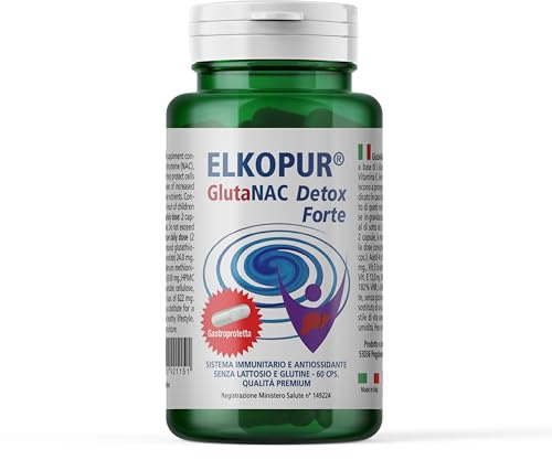 SCEN GlutaNAC Detox – Glutatione Ridotto + NAC, Capsule Gastroresistenti, 60 cps