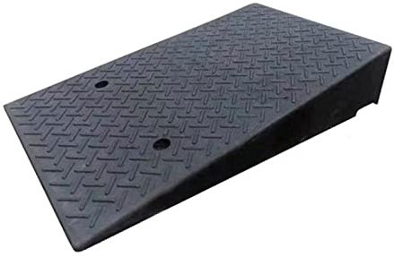 ANSNOW Tragbare Robuste Gummi-Kunststoff-Türschwellenrampen, Bordsteinrampen, Verschiedene Höhen, 10–20 Cm, Gummi- Und Kunststoff-Bodenrillen Für Rollstühle, Autos, Skateboards/Höhe 13Cm