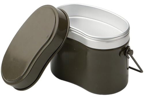 German Camping Lunch Box Big Capacity Military Canteen Hiking Mess Tin Bowl Tourist Dishes Outdoor Picnic Tableware