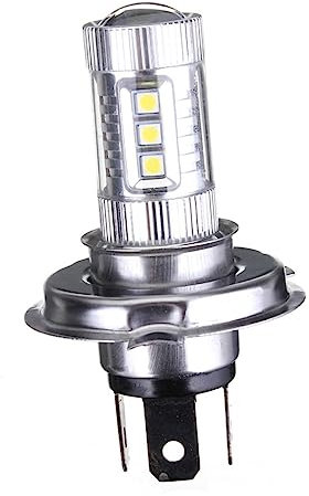 BELLIFFY Bombilla Led H4 80w 16smd Luz De Coche Reemplazo Alta Intensidad Blanco Frío Dc12v Antiniebla Para Automóviles