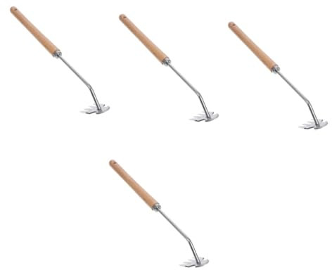 BESPORTBLE 4 Pièces Outils de désherbage désherbeurs manuels Outil à Main arracheur de désherbage Outil de desherbage Outil de Jardinage Outil de préhension désherbant Main Solide à Nouveau
