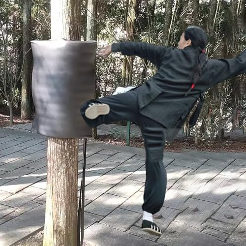 Elitix Wing Chun Dummy Schlag- Und Trittpaket für Erwachsene und Kinder, Taekwondo-Übungen, Wandhalterung/Bündel Wing-Tsun-Dummies, Kampfsportausrüstung, Kung-Fu-Trainingsständer