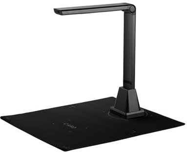 Scanner de livres pour appareils photo de document Scanner de caméra de documents, Scanner A4 5MP, prise en charge de la fonction OCR multilingue, numérisation de codes-barres, enregistreur vidéo, lum