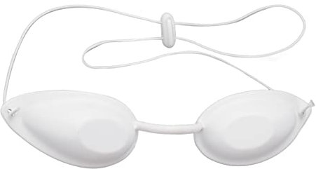 Marhynchus Augenschutzbrille, Beauty Schutzbrille für Salon-Sonnenbaden, TPU-Augenschutz, Haarentferner mit Nasensteg