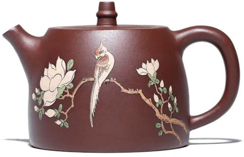 Teiera in ceramica Giapponese Vaso di argilla viola originale, vaso di argilla viola di grande capacità fatto a mano puro, teiera domestica personalizzata Teiera ceramica Vintage