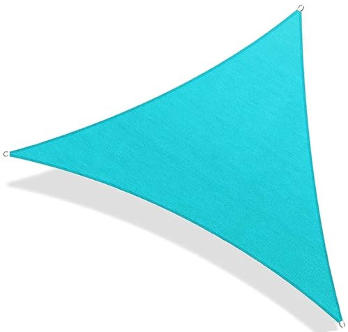 Vela Ombreggiante, Tenda a Vela Ombreggiante Triangolare Traspirante in HDPE, Vela Ombreggiante Protezione Raggi UV Parasole, per Giardino Esterno Terrazza (14 4x4x4m)