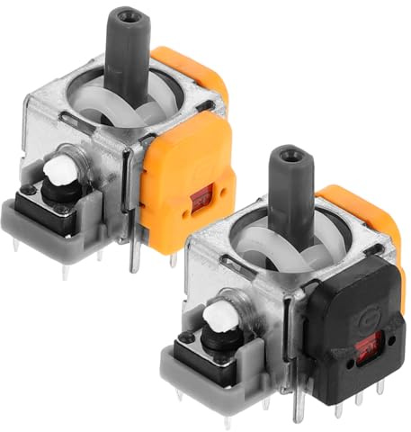 GARIOUANS 2 Stück Hall Effekt Joystick Ersatz aus Robustem Material Einstellbarer Präzisionsmechanismus für Spielcontroller Schneller Reaktionssensor Kompatibel mit Gamecontrollern