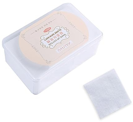 Mikikit Pads Struccanti Non Tessuto, Sottili e Leggeri, 1000 Pezzi, per Applicare Tonico, Quotidiano e Make Up