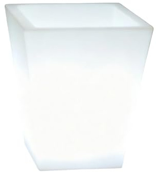 Ksikdeg Solars Blumentöpfe, Licht, wetterfest, für den Außenbereich, für Hinterhof, Gartenpartys, Ambiente, solarbetriebener Garten-Pflanzgefäß