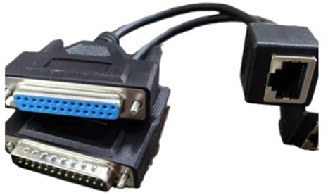 Puthernm Adattatore per di Rete RJ45 ILDA A DB25 e Femmina Conversione del Segnale