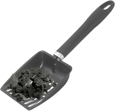 Fireplace Ash Sifter Shovel - PP Ash Sifter Metal Coal Shovel Heat Resistant, Long Handle Fire Pit Shove, Stainless Steel Hollow Out Ash's Shovel's | For BBQ Campfire Charcoal Grill Camping Garden