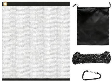 Almacenamiento de alimentos para excursionismo, bolsa colgante de acero inoxidable, bolsa de comida suspendida de malla metálica para acampar, senderismo, viajes, senderismo