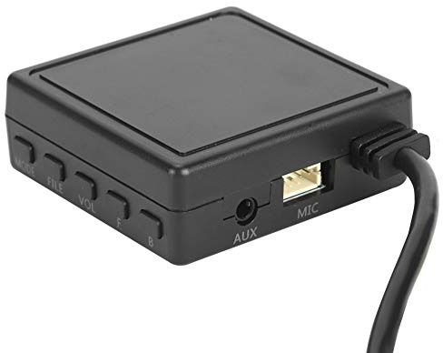 Keenso Adattatore Bluetooth AUX Ricevitore Musicale Wireless in Plastica Bluetooth 5.0 con Scheda USB TF Supporto Microfono per Autoradio Ai Net per Conducenti e Spostamenti Quotidiani