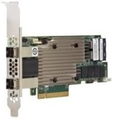 Broadcom MegaRAID 9480-8i8e - Storage controller (RAID) - 16 Channel - SATA 6Gb/s/SAS 12Gb/s low profile - 1200 MBps - RAID 0, 1, 5, 6, 10, 50, JBOD, 60 - PCIe 3.1 x 8