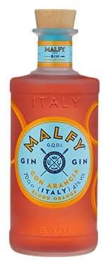 Malfy Gin con Arancia – Super Premium Gin aus Italien mit italienischen Blutorangen – 41 % Vol – 1 x 0,7L
