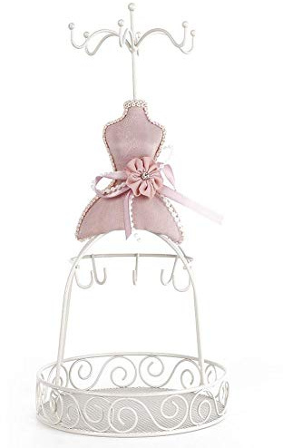 Salmue Espositore per Gioielli Collana per Abiti da Principessa Supporto per Gioielli Supporto per Modelli da Donna Scarpe col Tacco Alto Anello per Orecchini Anello per Gioielli