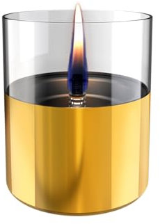 Tenderflame TR100/G Lilly, Gold, 250 ml Tank, ca. 9h Brenndauer, Geruchslos