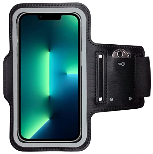 CoverKingz Sportarmband für iPhone 15 Pro / 14 Pro / 13 Pro - Handy Armband Schwarz