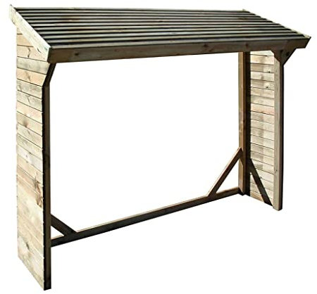 LEGNAIA REALIZZATA IN LEGNO DI PINO AUTOCLAVATO (217 x 80 x h155/180 cm)