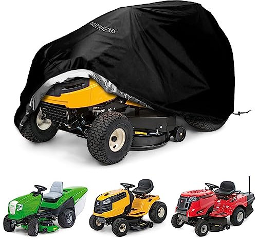 Lawn tractor cover, Garden tractor cover, General Purpose, Weatherproof, UV Resistant, Heavy Duty 420D Oxford Cloth (L250 x W110 x H110CM)