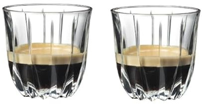 RIEDEL Drink Specific Glassware Kaffeeglas, 2er Set, Klares Kristallglas, maschinell gefertigt