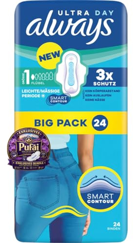 Ultra Day Binde Normal Gr.1 Pads Damenbinden 24 STÜCK