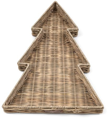 Riviera Maison [A] Rustic Rattan Xmas Tree Tray [RMAcc]