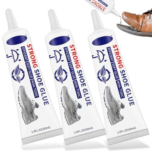 Schuhkleber Extra Stark Wasserfest, Schuhsohlenkleber, Alleskleber, Leder kleber, Textilkleber, Absatzkleber, für Schuhe, Sportschuhe, Lederschuhe, Stiefel, Sandalen (6.0FL.OZ/Am Beliebtesten)