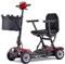 4-Wheel Electric Mobility Scooter,Folding Mobility Scooter,4 Wheel Mobility Chair,Aluminum Alloy Material,Load 150Kg/331 Lbs,with Charger and Basket Included A