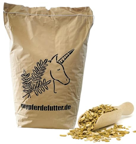 mypferdefutter Bio Hafer frisch gequetscht - 13,5kg - von bayrischen Feldern - 100% Natur PUR ohne Zusätze und Melasse - angebaut nach den Standards und Auflagen von Naturland