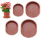 16 Stück Untersetzer Blumentopf, 12/17/19/20cm Pflanzen Untersetzer, Blumentopf Untersetzer für Gärten, Hinterhöfe, Balkone(COLOR:Terrakotta)