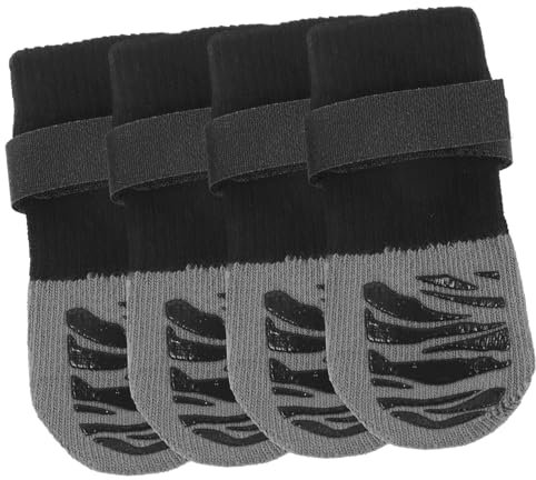 GRIRIW 4stücke Verschleißfeste Haustiersocken Outdoor Atmungsaktive Hundeschuhe Socken Hundepfotenschutz s