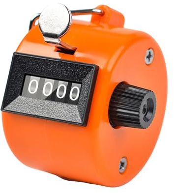 Handheld Counter Hand Mechanical Counters Clickers 4 Digit Number Count Clickers Counters for Coaching