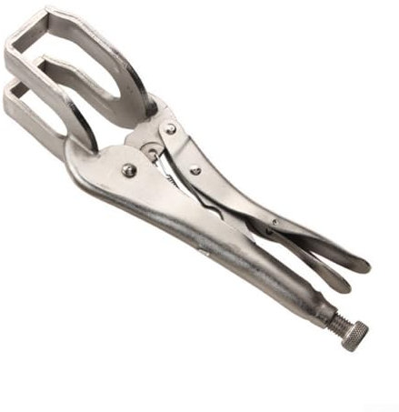 Pinze robuste in acciaio a forma di U per tenere i pezzi durante lavori di saldatura e rettifica impegnativi (27,9 cm)