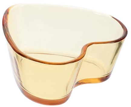 Warmhm Heart Shape Steamed Egg Bowl 240ml High Borosilicate Glass Microwave and Oven Safe Kitchen Serving Bowl